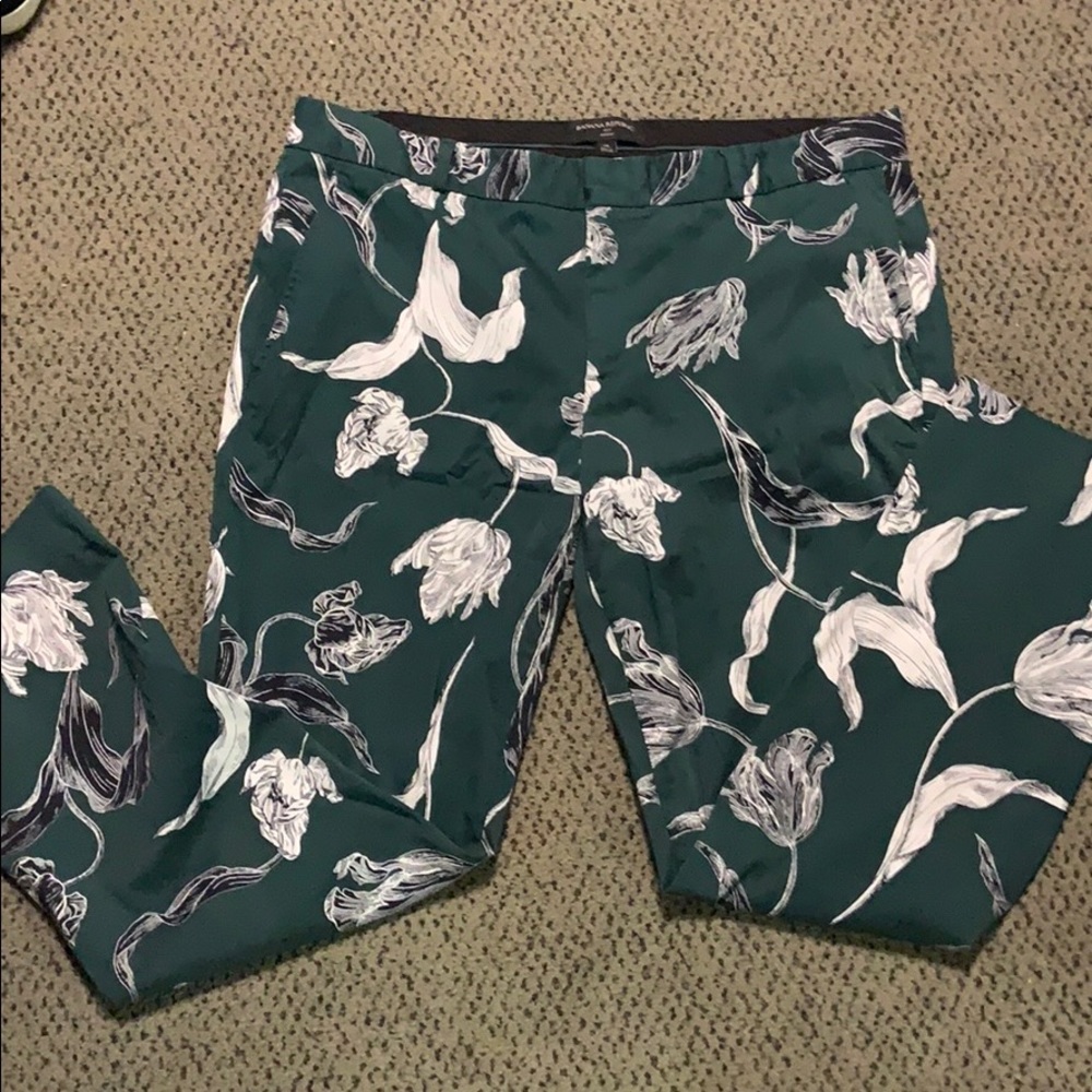 Green banana republic pants- size 14